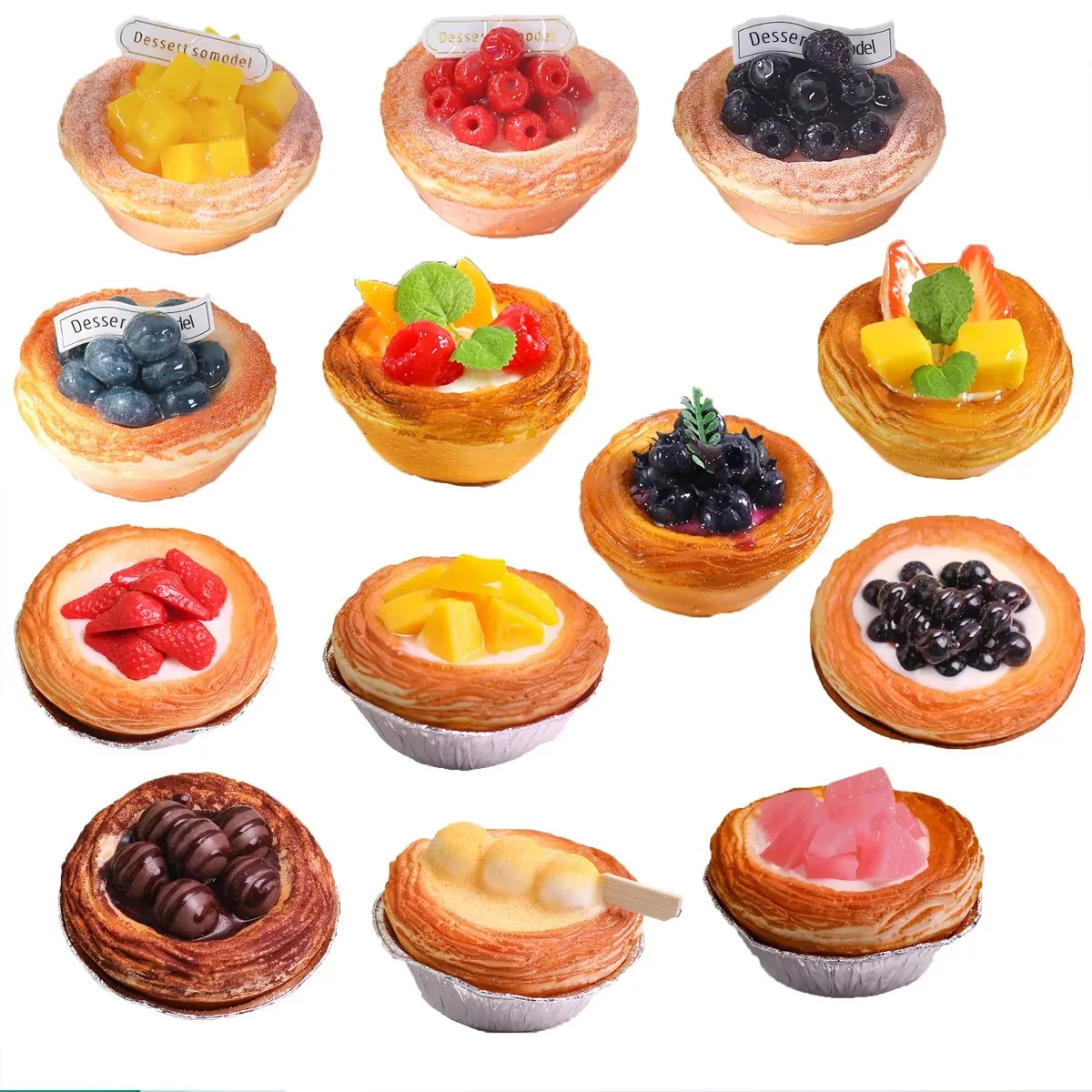 1PCKünstliche Ei Torte Kuchen Dessert Hochzeit Party Dekoration Kuchen Dekoration Fotografie Professionelle Lebensmittel Simulation Kuchen Modell