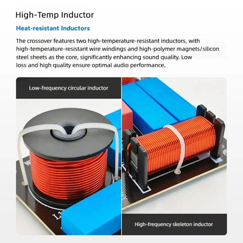 Speaker Frequency Split Board for Home Speaker Service Work, 3 Way 200W 4 to 8 Impedance Part with High Frequency Control Knob