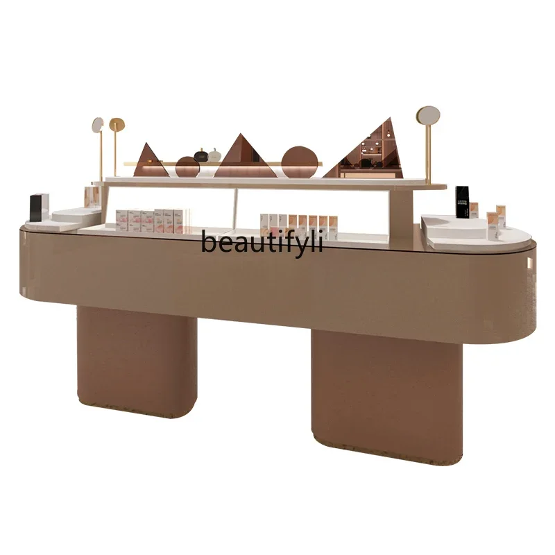 ss 8350 Cosmetics Beauty Salon Product Shelf Zhongdao Counter Display Rack Bird's Nest Supplements Makeup Showcase