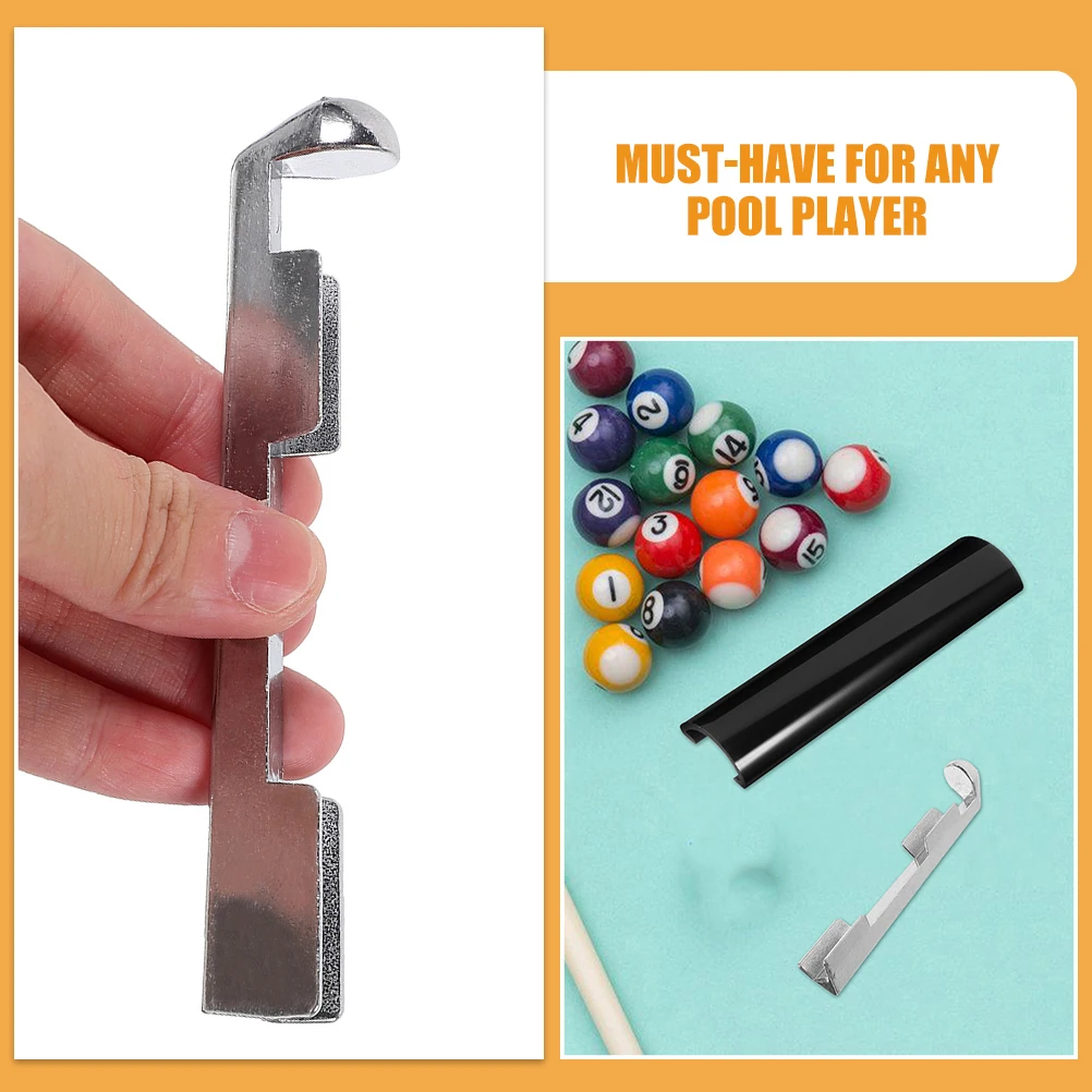 

1 set Pool Cue Repair Kit Durable Tools for Tip Replacement Billiard Stick Maintenance Accessories Practical Set