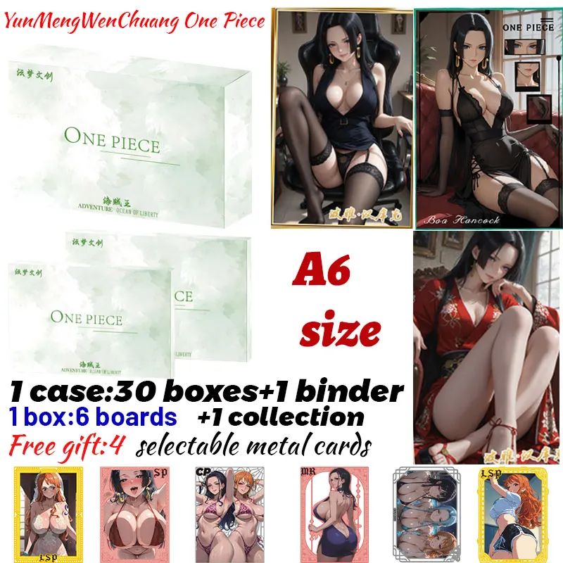 

2025 Newest YunMengWenChuang One Piece Boards Goddess Glue Bor Nami Booster Box CCG TCG Hobby Gift
