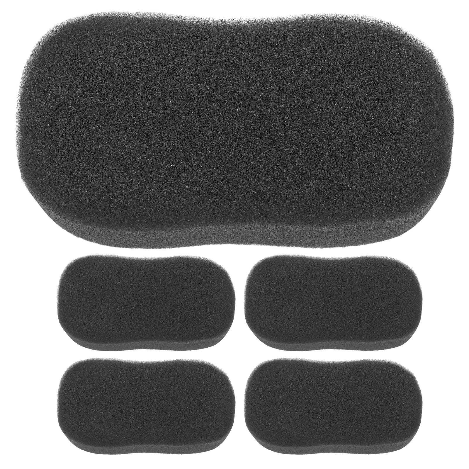 

5 Pcs Beauty Sponge Grooming Wipes for Horse Bathing Cleaning Soft Large Sponges Black Washing Machine Scrubber