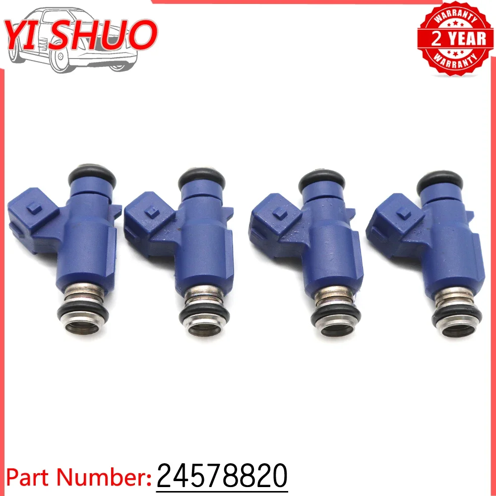 4x Car Fuel Injectors Nozzle 24578820 FJ10741 for Chevrolet Cobalt Corsa Prisma Onix Astra Vectra 1.4L 2012-2015