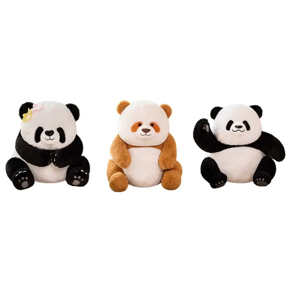 Kreativer Tier-Panda-Plüsch-Schlüsselanhänger, gefüllter simulierter Panda-Plüsch-Schlüsselanhänger, süßer weicher Panda-Plüsch-Anhänger, Unisex