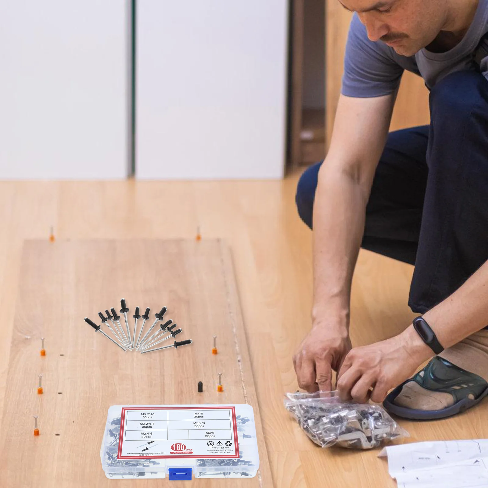 Рисунок 5 - черные фланцевые глухие заклепки