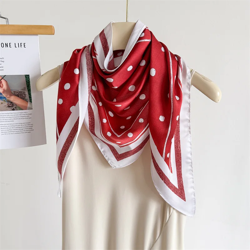 

Women Print Scarf Female Shawl Fashion Long Neckerchief Bandana Stole Plaid Hijab Kerchief Sun Block Pashmina 2026