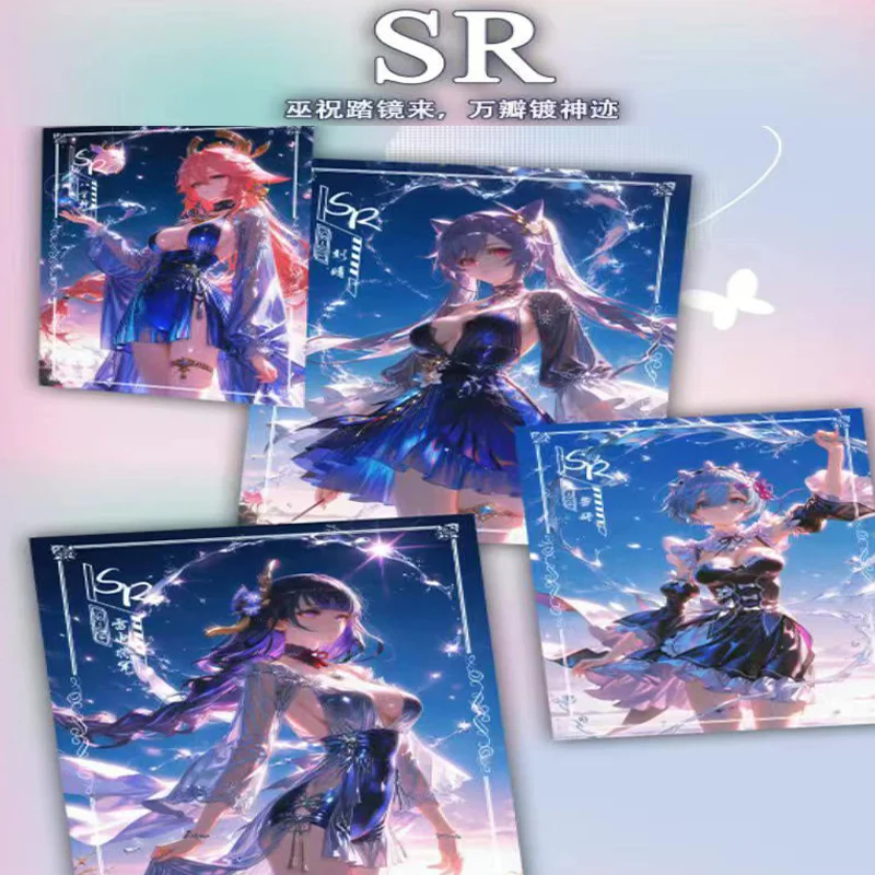 2025 Godin Verhaal Booster Box Kaarten A5 Acryl Gekleurd Papier Collectie Waifu Volledige Set Kaartspel Anime Bordspel Kind Geschenken