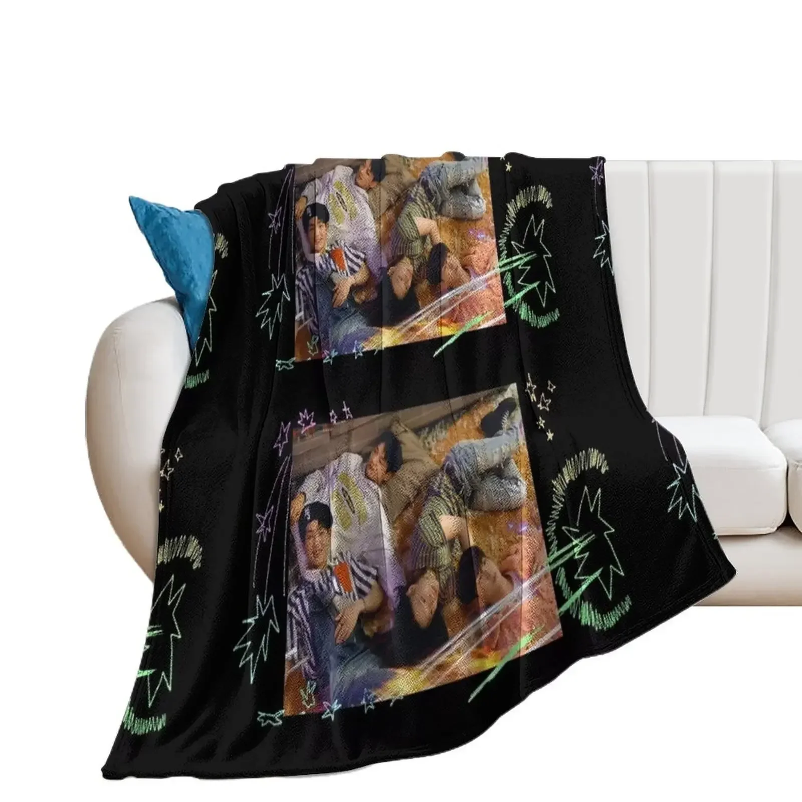 SHINee Superstar Throw Blanket Flannel Fabric Luxury Summer Beddings Blankets