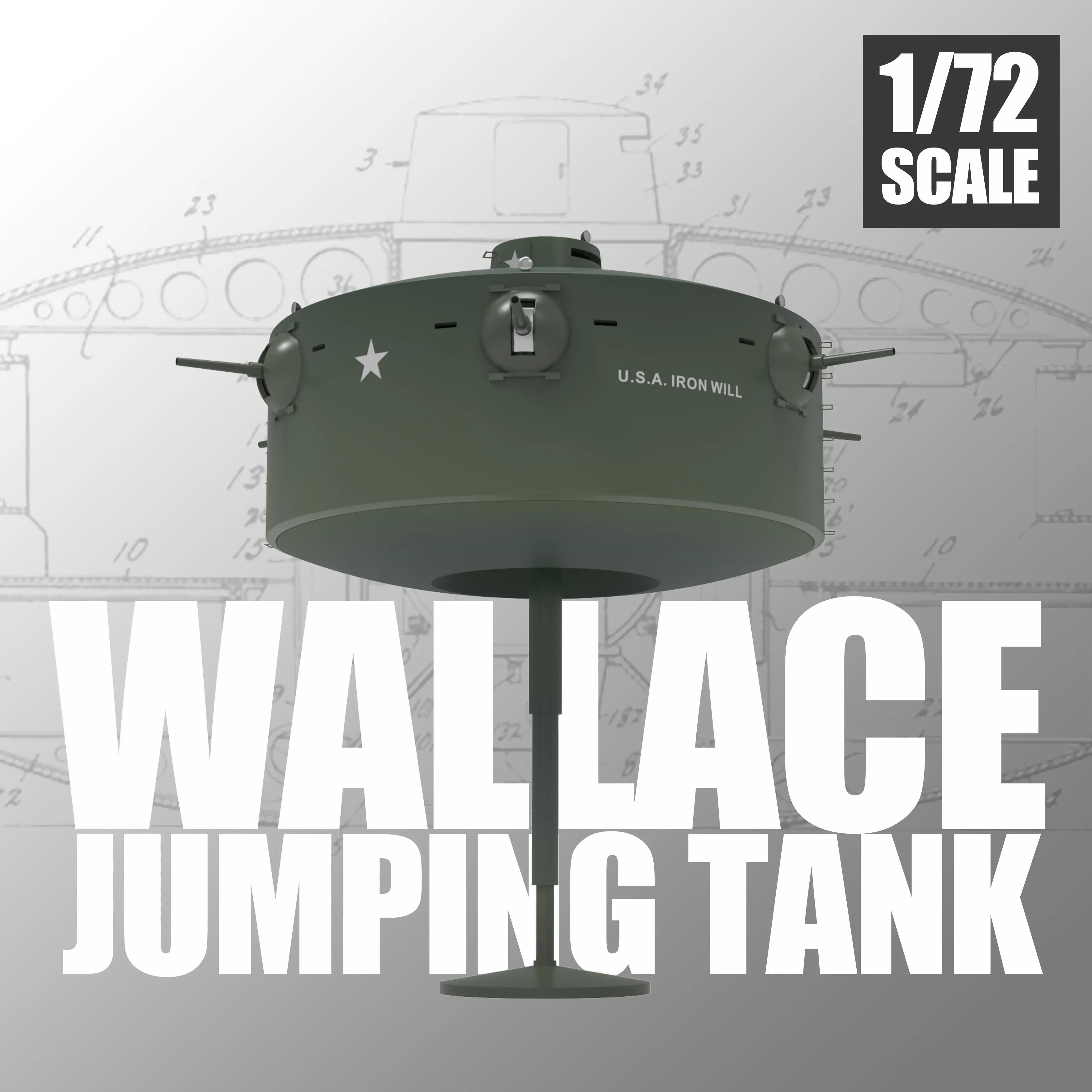 

Набор моделей танка для прыжков CY CY538 в масштабе 1/72 WALLACE