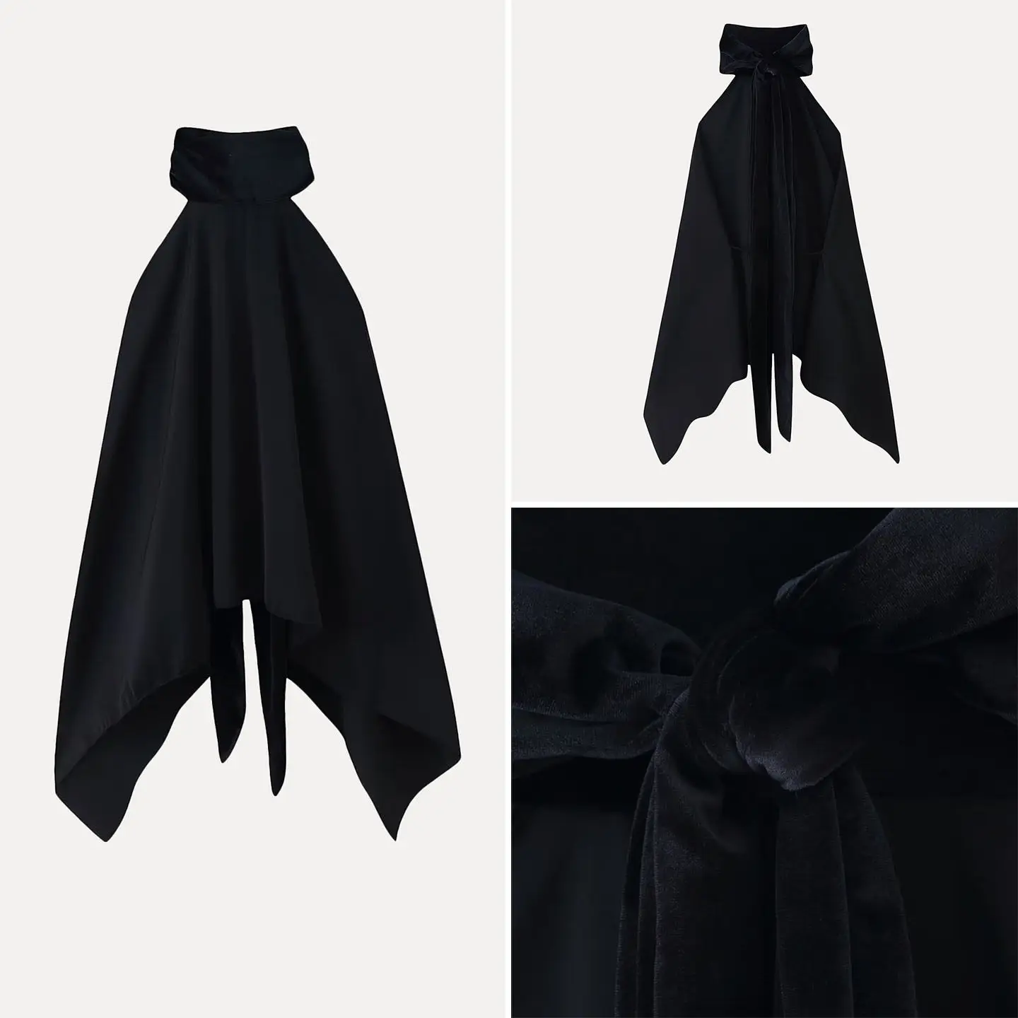 

2025 Winter New Women's Sle Scarf Collar Splicing Hanging Ne Top Stand Fit Daily Commute ort Svel Ladies T-irt