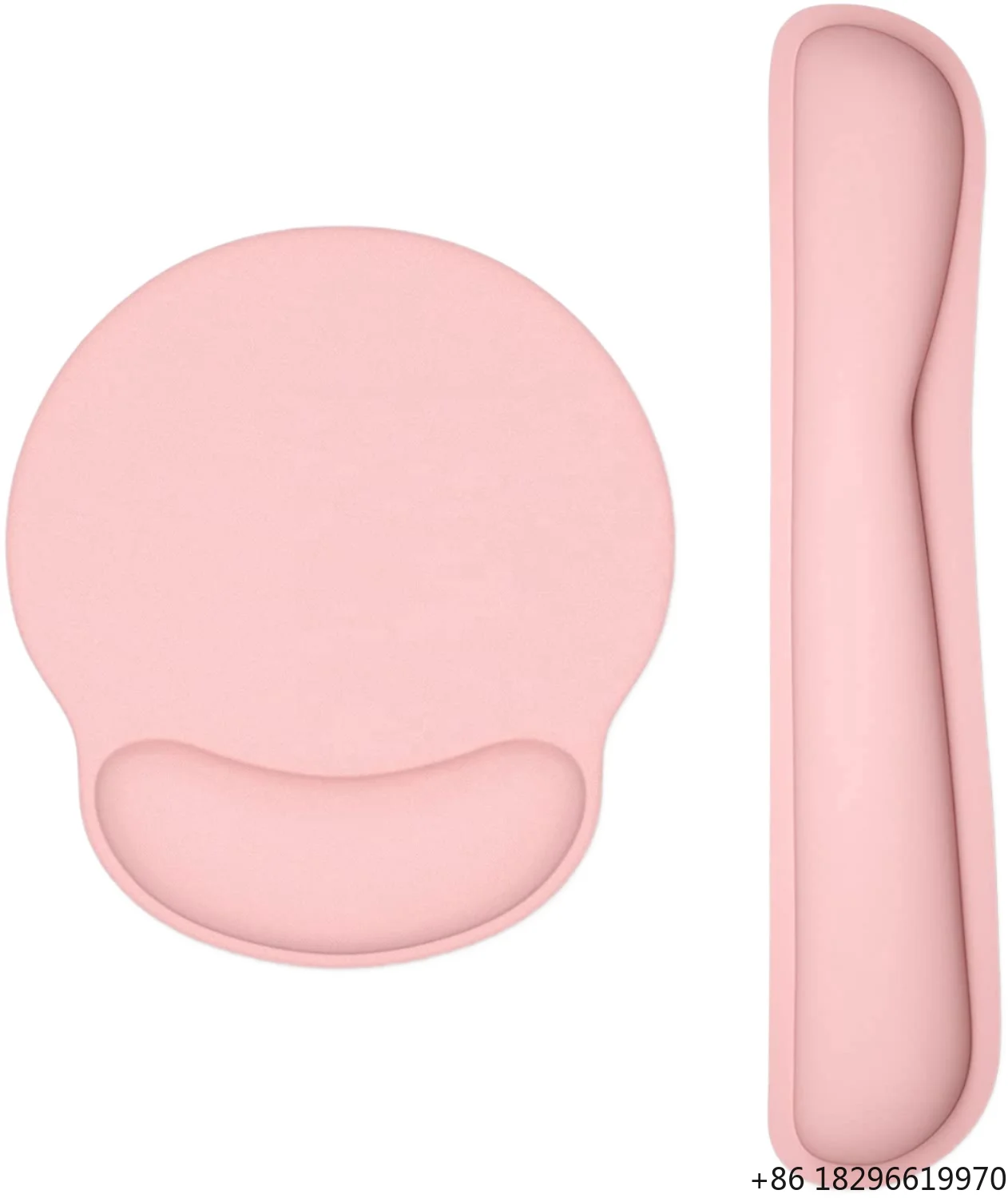 Custom Logo Heated Ergonomic Rubber Mouse Pad Wrist Rest Anti-Slip Hand Guard Set Stock Office