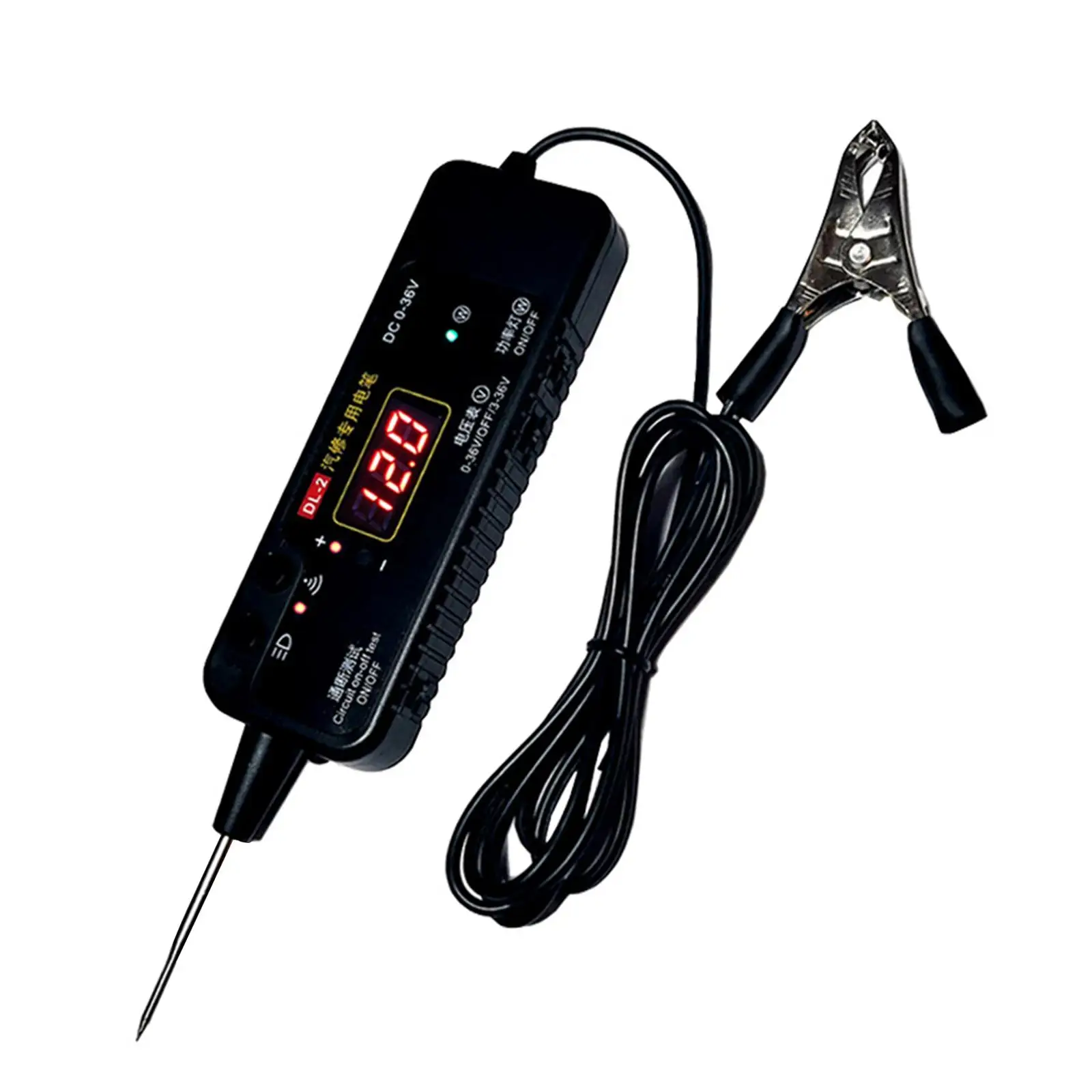 Car Circuit Tester Voltmeter Light Tester DL-2 Versatile with Illumination