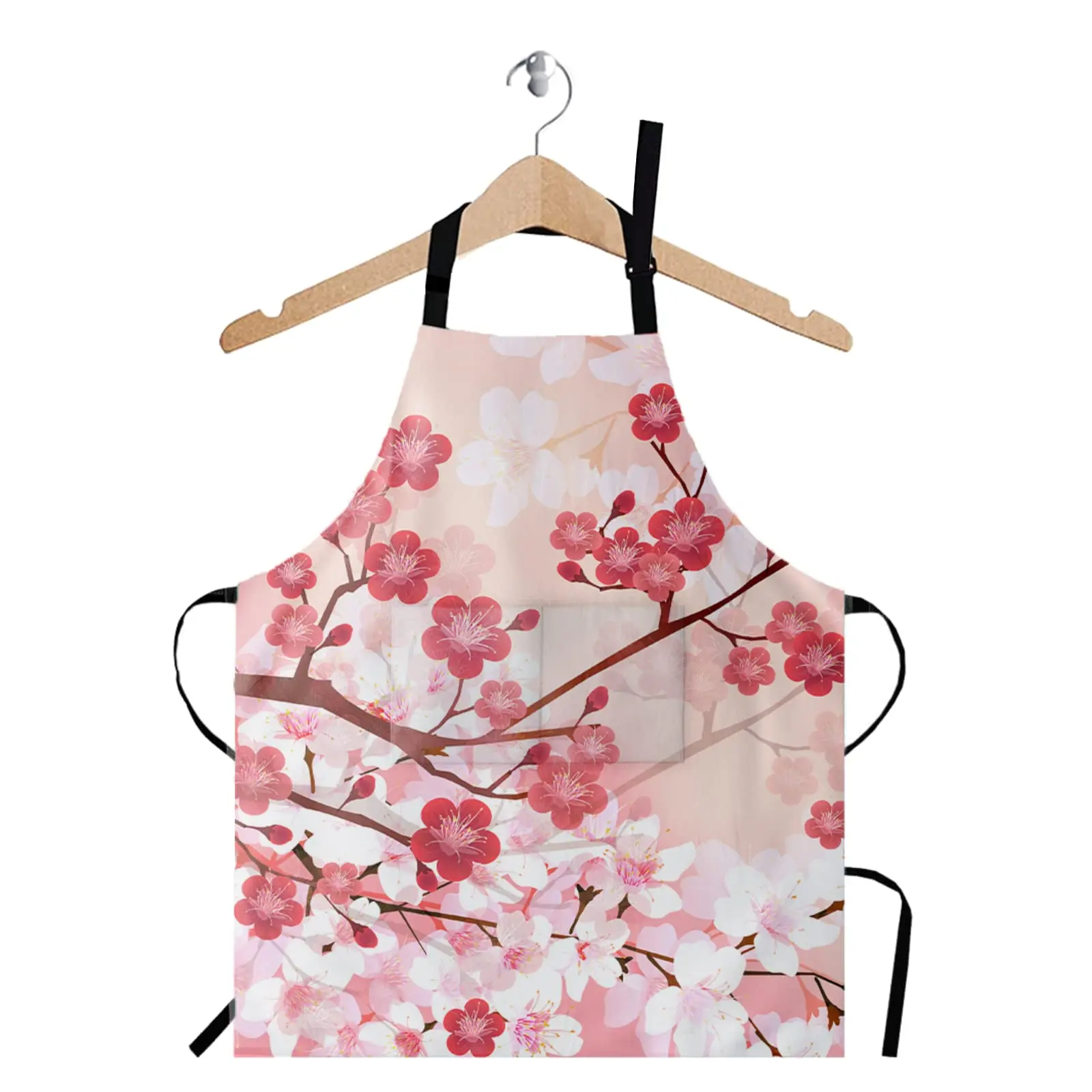 Blooming Floral Aprons for Women with Pockets Cooking, Baking, Kitchen, Chef, Men's Apron