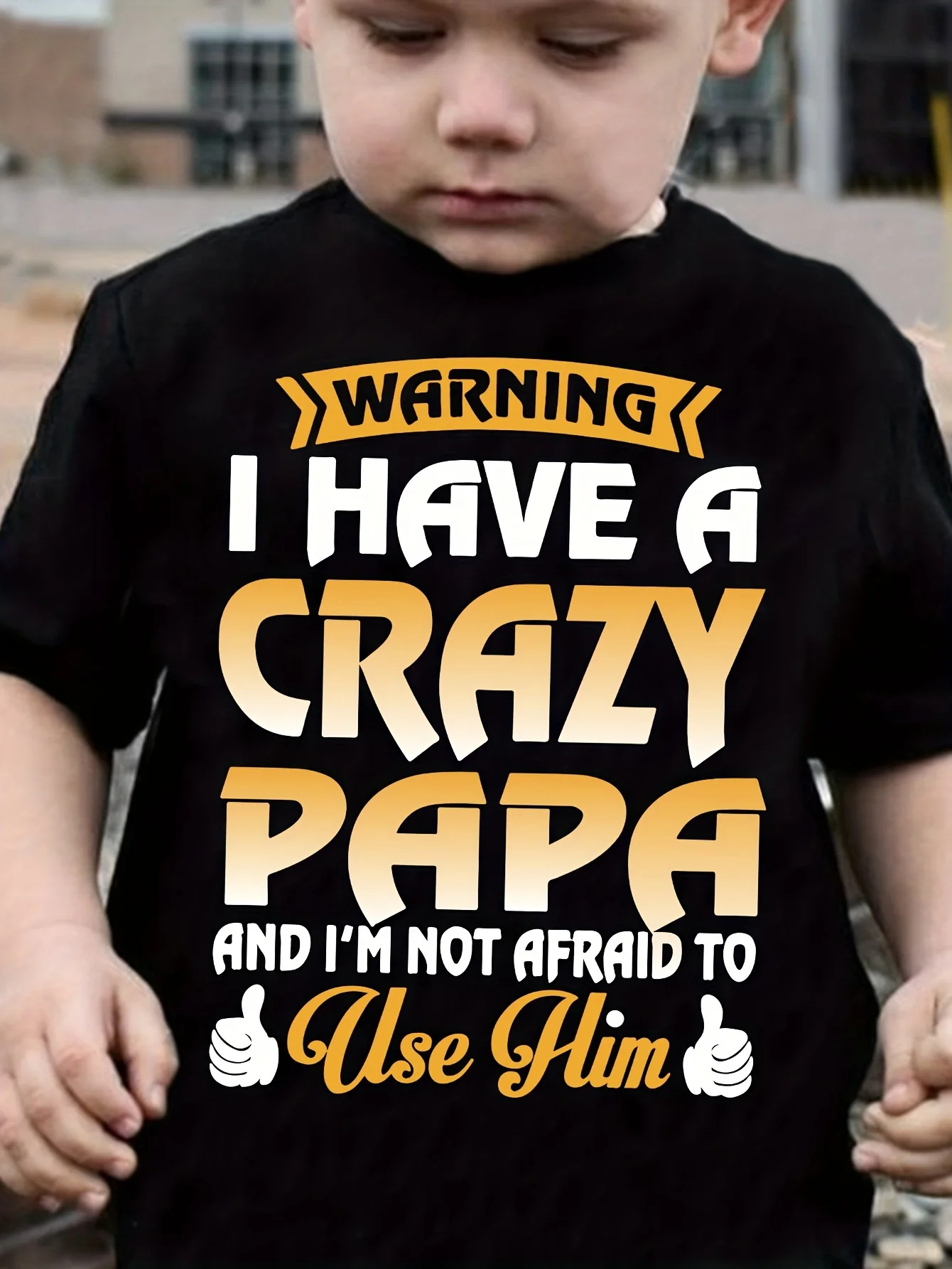 Kids Funny Slogan Tee, 