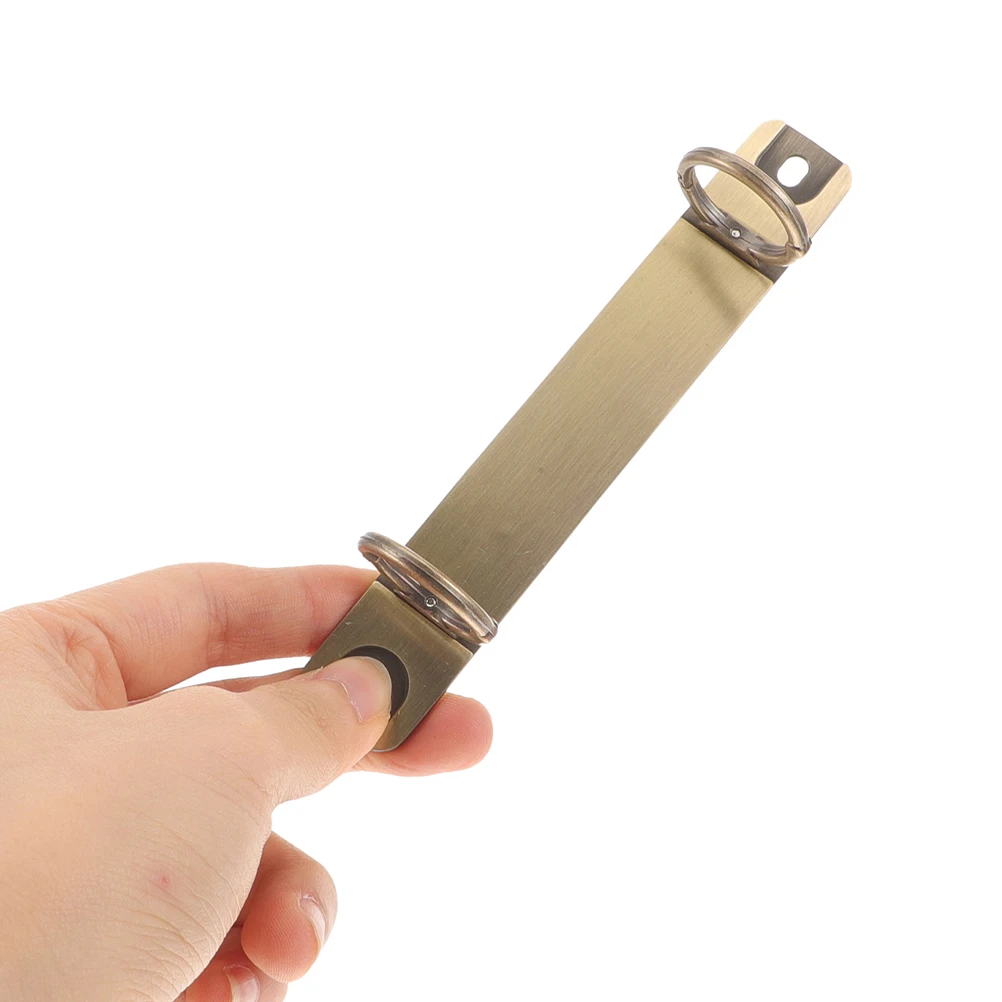 

2 Pcs Binder Clasp Spines Clips Accessories Ring Journal Binding Book Rings Zinc Alloy Replacement
