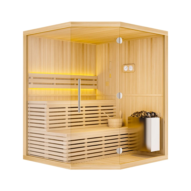 3 Person Finland Sauna Traditional Steam Sauna Oven Heater 3000w Heat Room