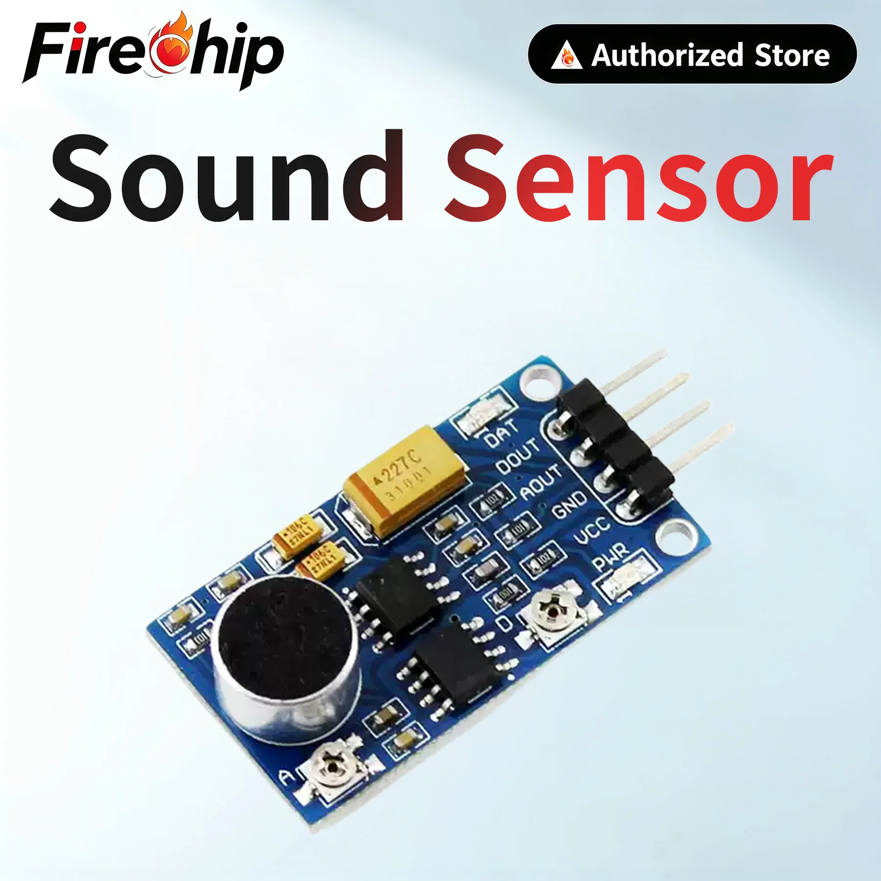 Waveshare Sound Sensor Module for Sound level Detection / Audio amplifier/ Ambient sound detection etc
