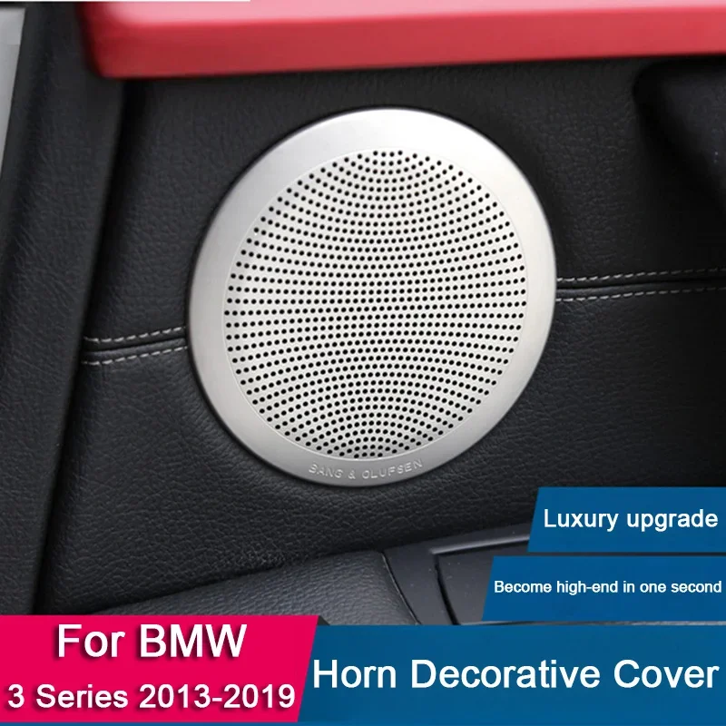 

For 3 Series F30 F80 F34 F31 2013 2014 2015 2016 2017 2018 2019,Car Door Horn Cover A-pillar Horn Protective Case Speaker Sound