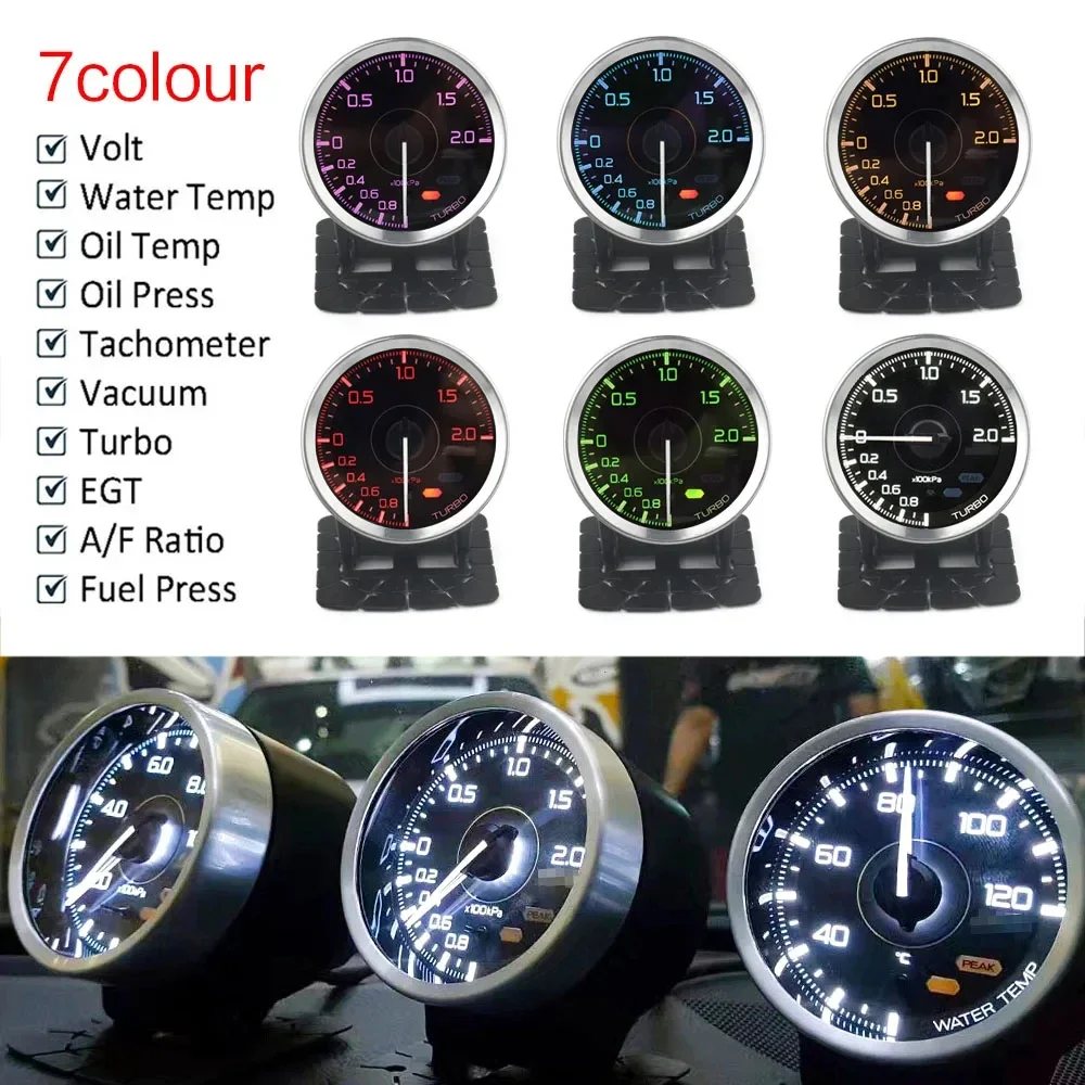 

Def* A1 Gauges Water Temp Oil Temp Turbo Boost Oil Pressure Ext Temp Vacuum Gauge Car Accessories