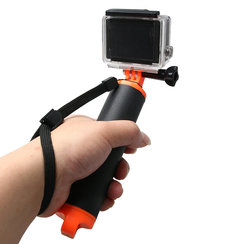 Cjsm-9cj Floating Hand Grip Waterproof Handle GoPro Hero 10 9 8 7 Max DJI Osmo  Cameras Floaty Handler for Go Pro Accessories