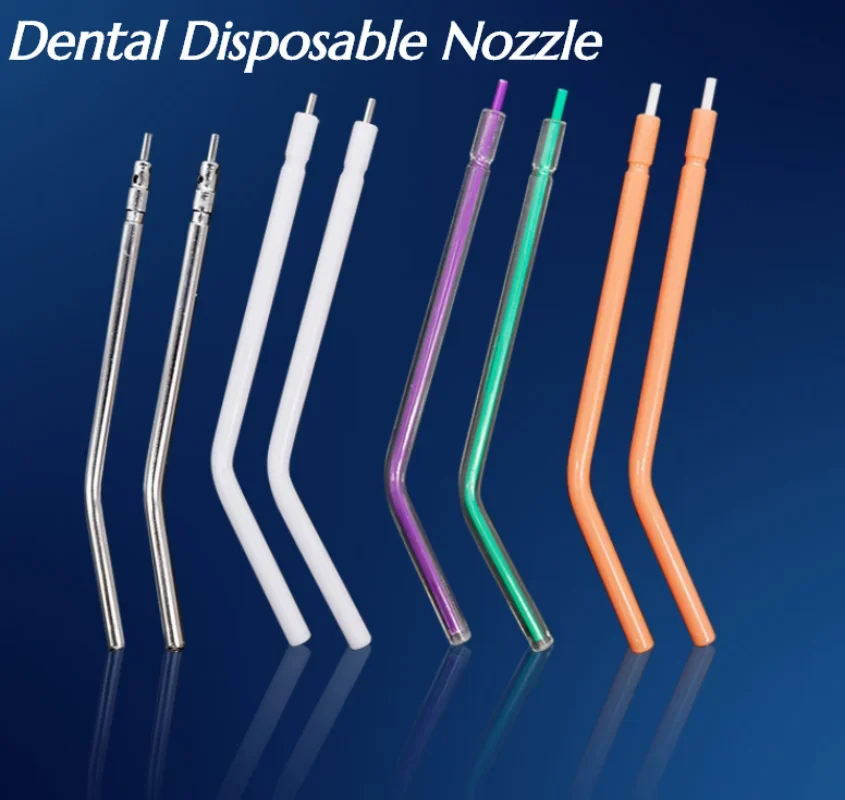 

200/pack Disposable Dental Independent Air Water Nozzle Tip Tube Disposable Nozzle Three Nozzle Tube Dental Air Water Injector