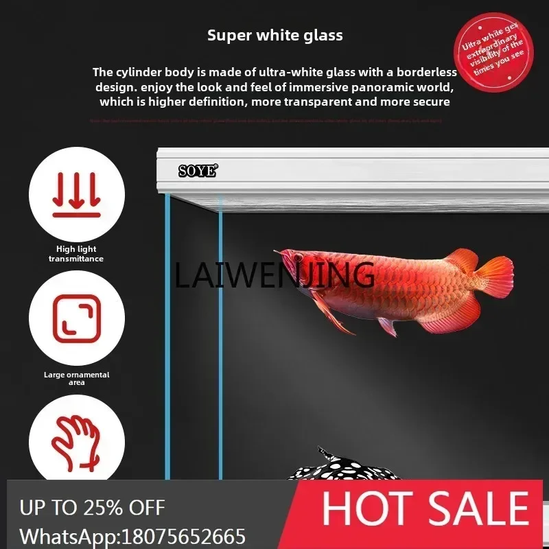 

b18fish tank partition ecological bottom filter new ultra-white intelligent floor household aquarium