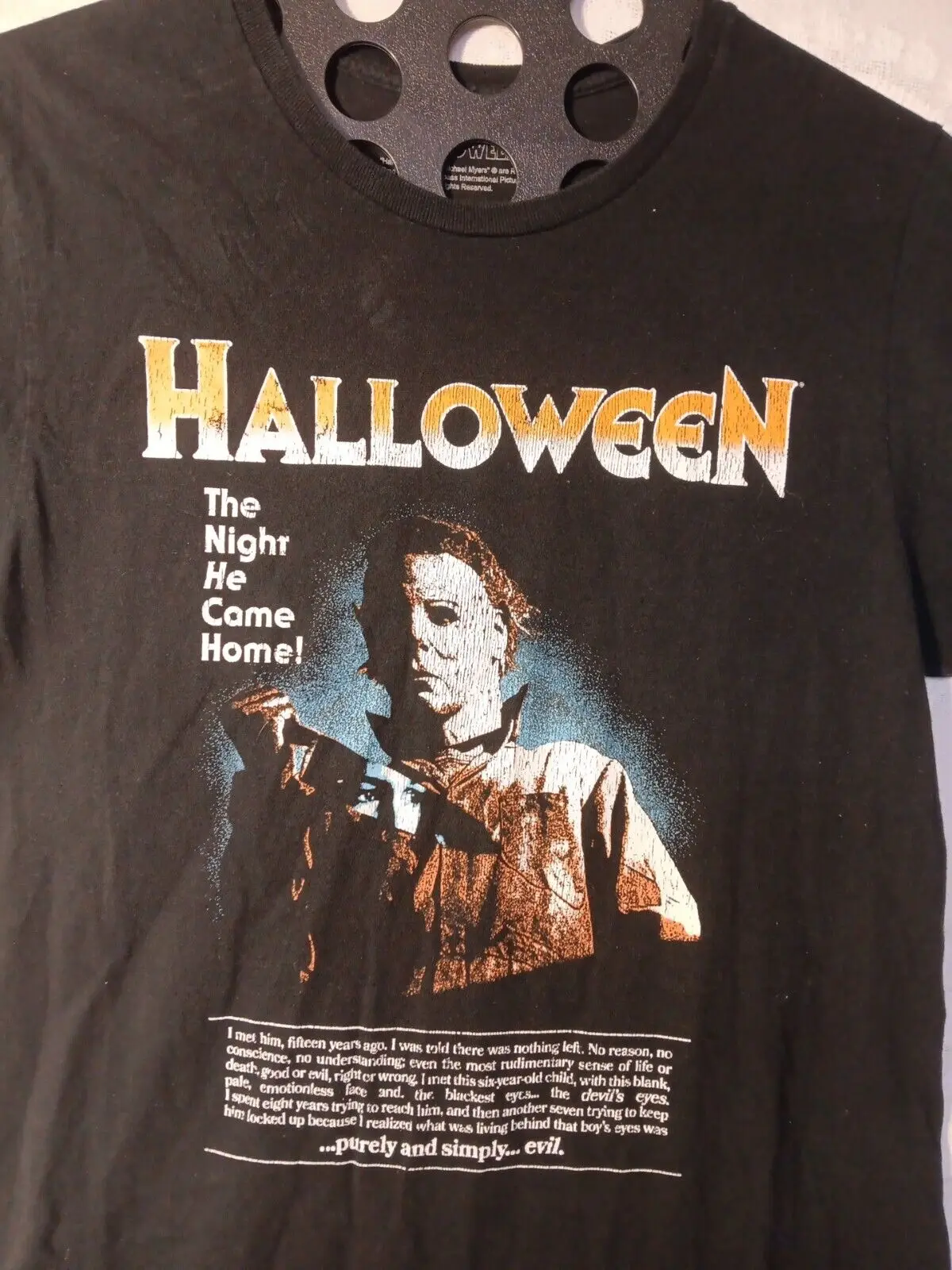 Halloween movie T-shirt Michael Meyers Men's Medium Clean VG