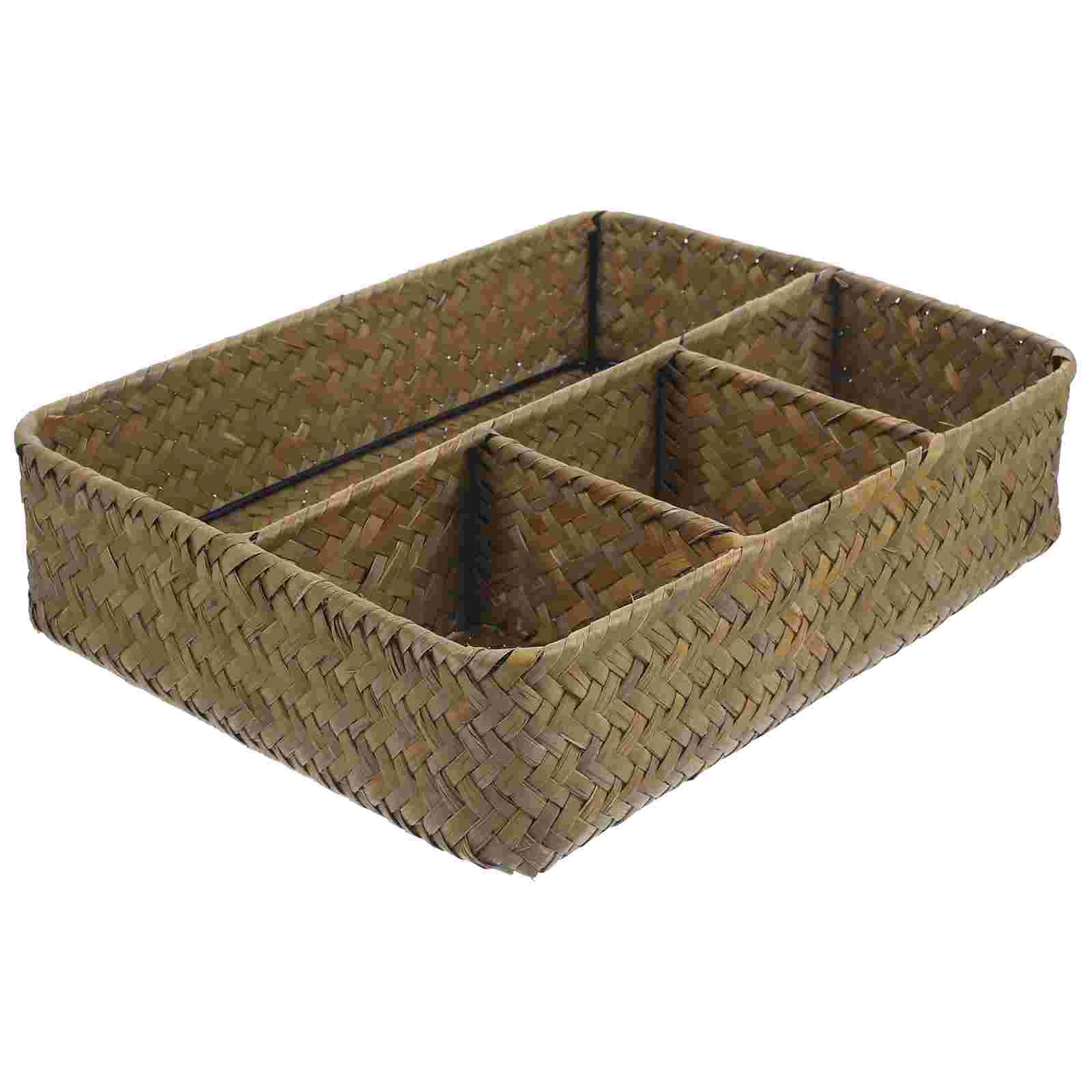 Tea Bags Storage Basket Desk Coffee Table Snack Box Organizer Station for Countertop Pod Holder