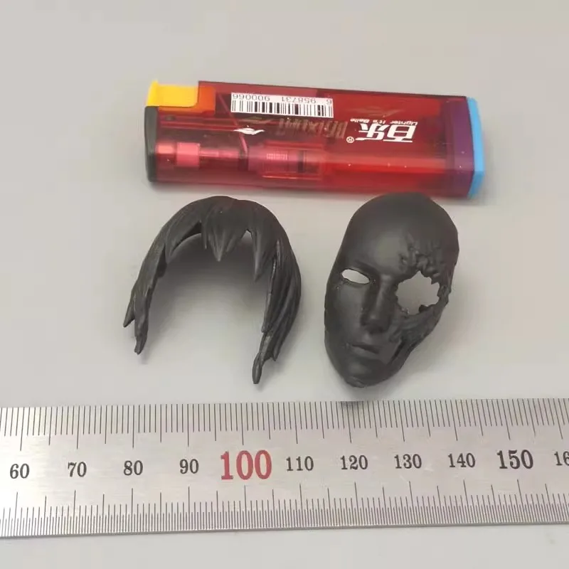 1/6 Soldier Black White Mask Model Accessories Fit 12'' Action Figure Heavy Industries Head Carving In Stock