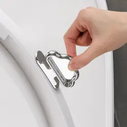 2pcs Self-Adhesive Toilet Lid Lifter Anti-dirty Non-slip Toilet Seat Handle Holder Avoid Touching Pot Seat Lifter Window