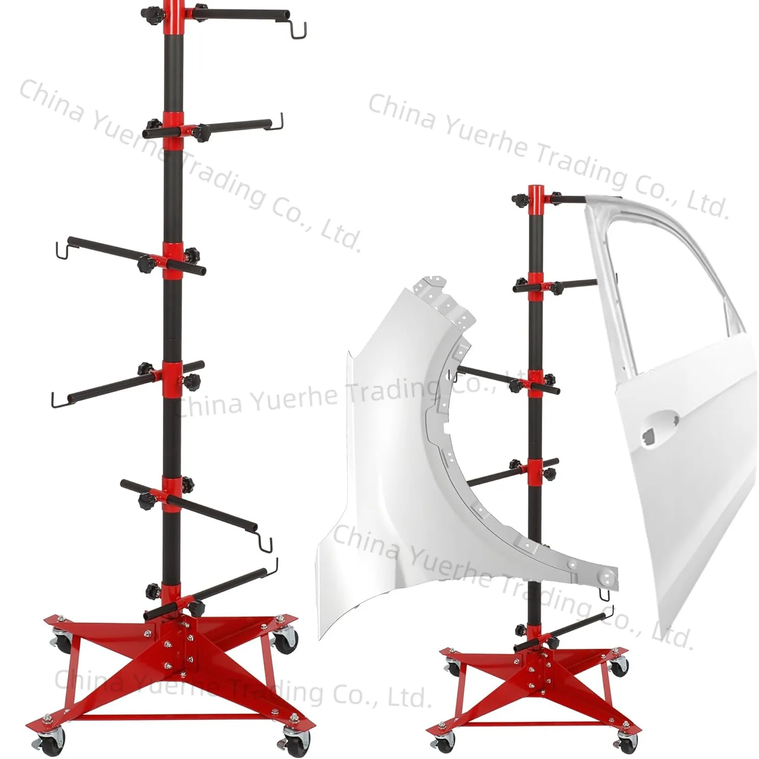

Auto repair tool bracket Auto bumper painting bracket Sheet metal painting bracket Mobile multi-functional painting placement