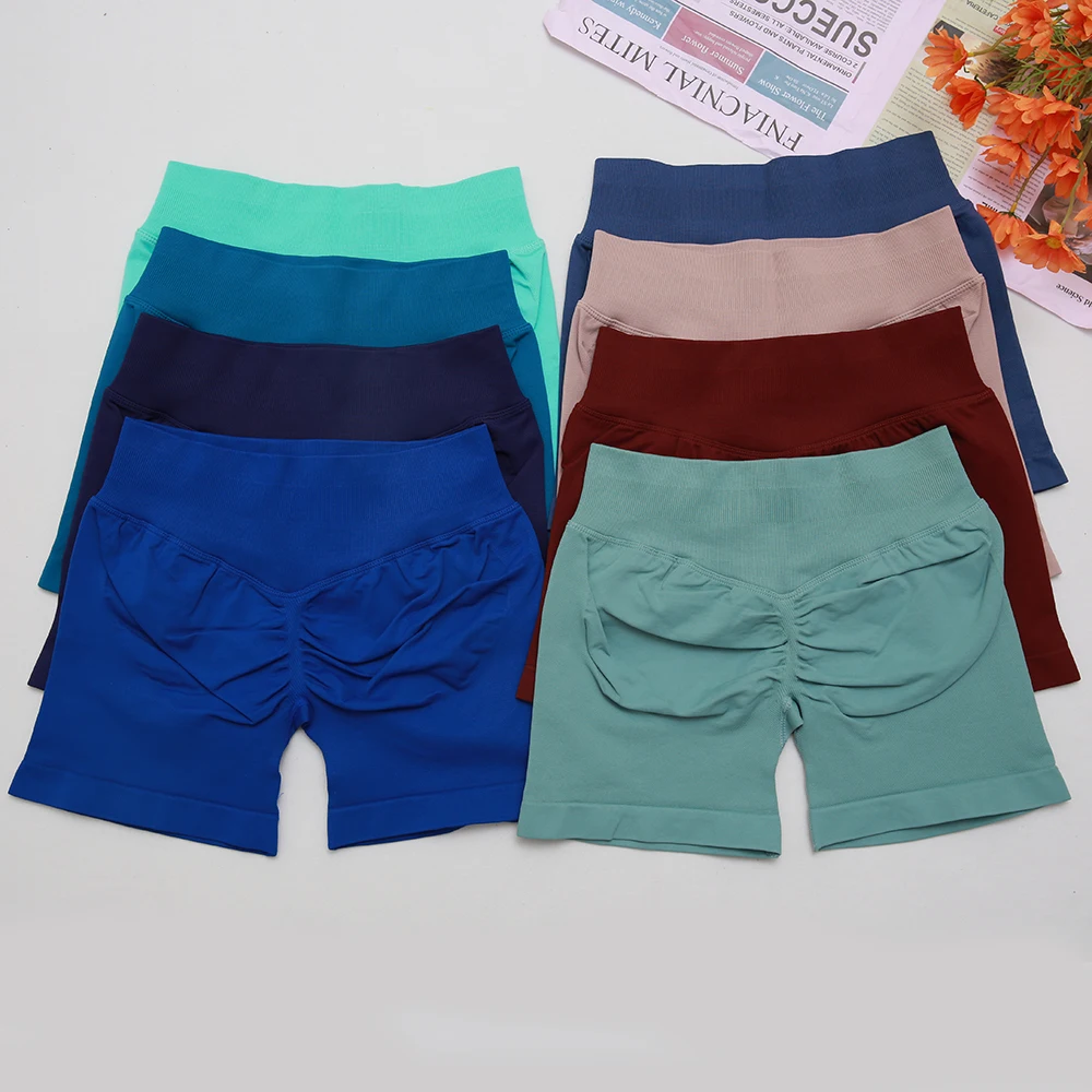 Mulheres impacto yoga shorts de cintura alta shorts de treino fitness yoga elevador bunda fitness senhoras yoga ginásio correndo calças curtas esportivas