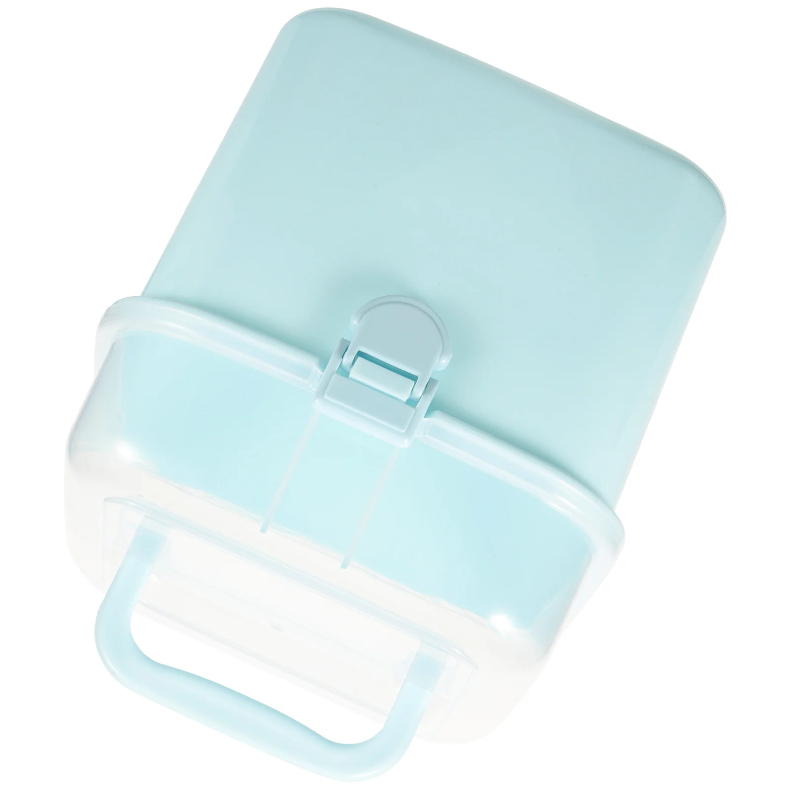 1pc Emergency Medicine Box Large Capacity Plastic Durable Lightweight Wall Mount Handle Carry Outdoor Travel Home Use