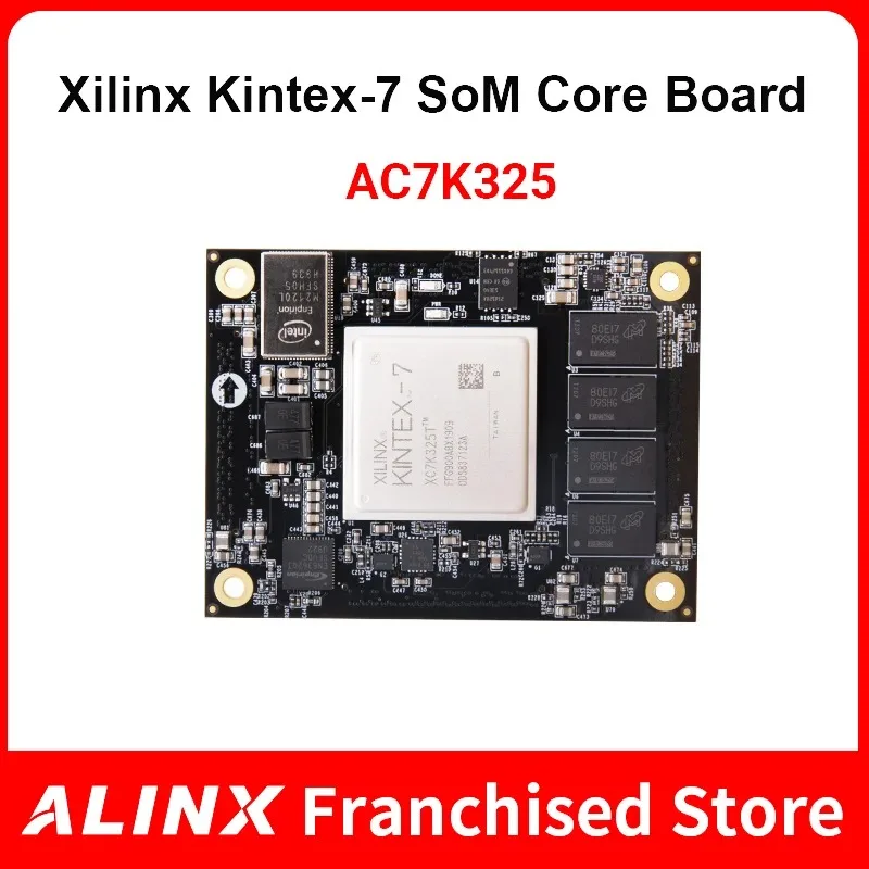 

ALINX SoM AC7K325: Xilinx Kintex-7 K7 XC7K325 7325 Industrial Grade Module FPGA Development Board