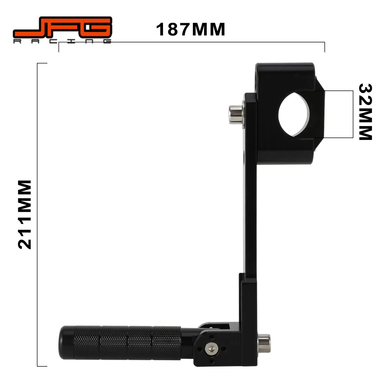 Adjustable Front Foot Pegs Adventure Footpeg 7/8