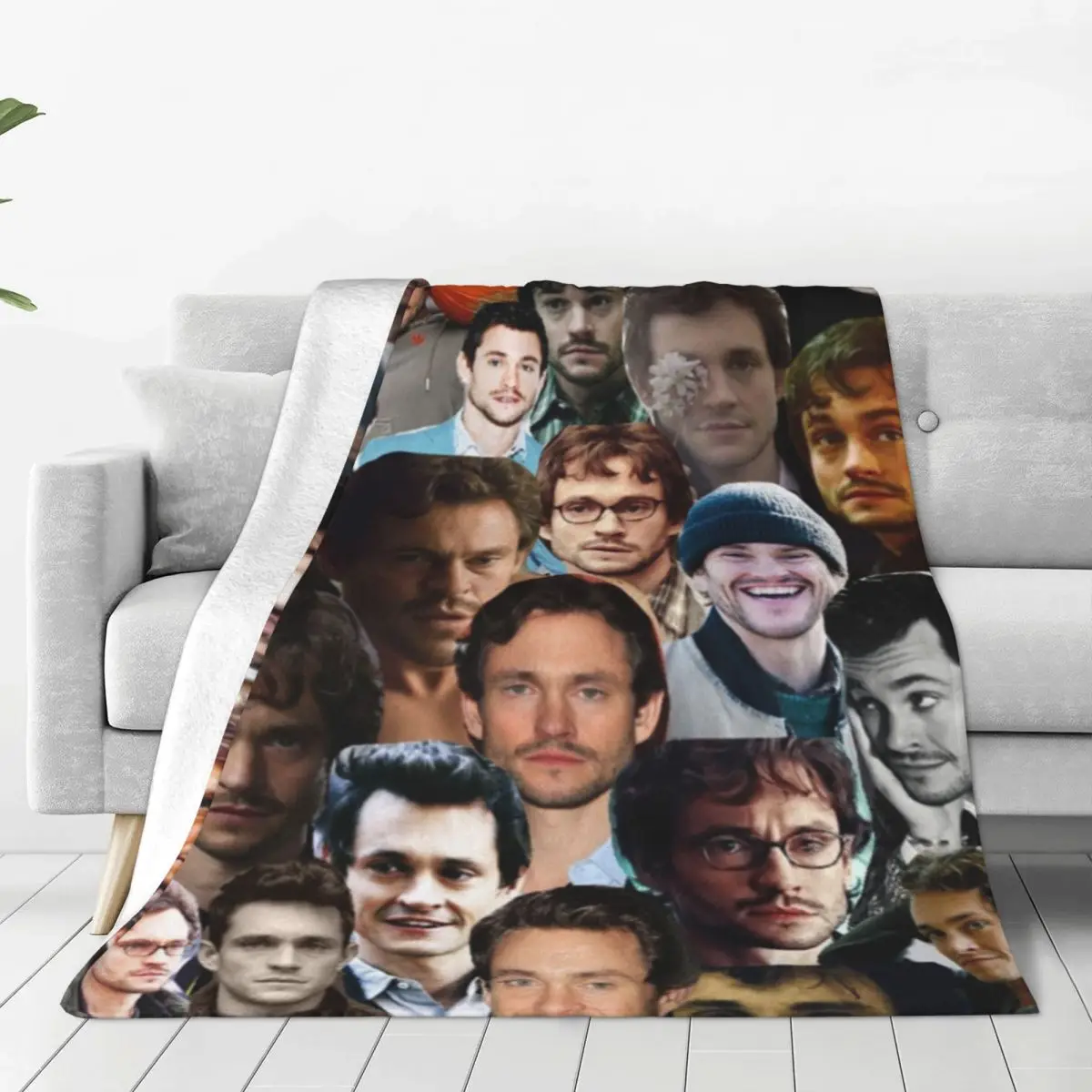 Hugh Dancy Flannel Blankets Quality Warm Soft Actor Photo Bedding Throws Winter Camping Outdoor Novelty Bedspread