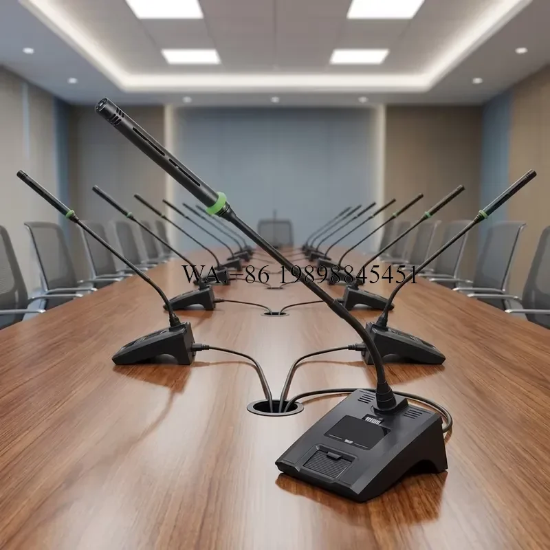 WMWMNU Portable Discussion Wired Conference System Conference Microphone Unit
