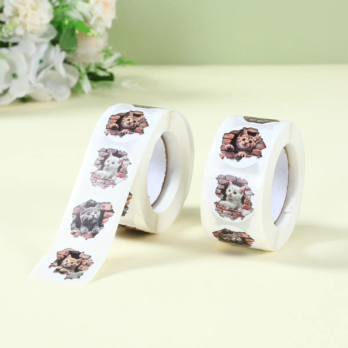 

500 шт., наклейки с наградами для собак и кошек, детский подарок, декоративная этикетка для скрапбукинга, 2,5 см/1,0 дюйма, ручная работа, сделай сам, мультяшная игрушка, наклейки для домашних животных