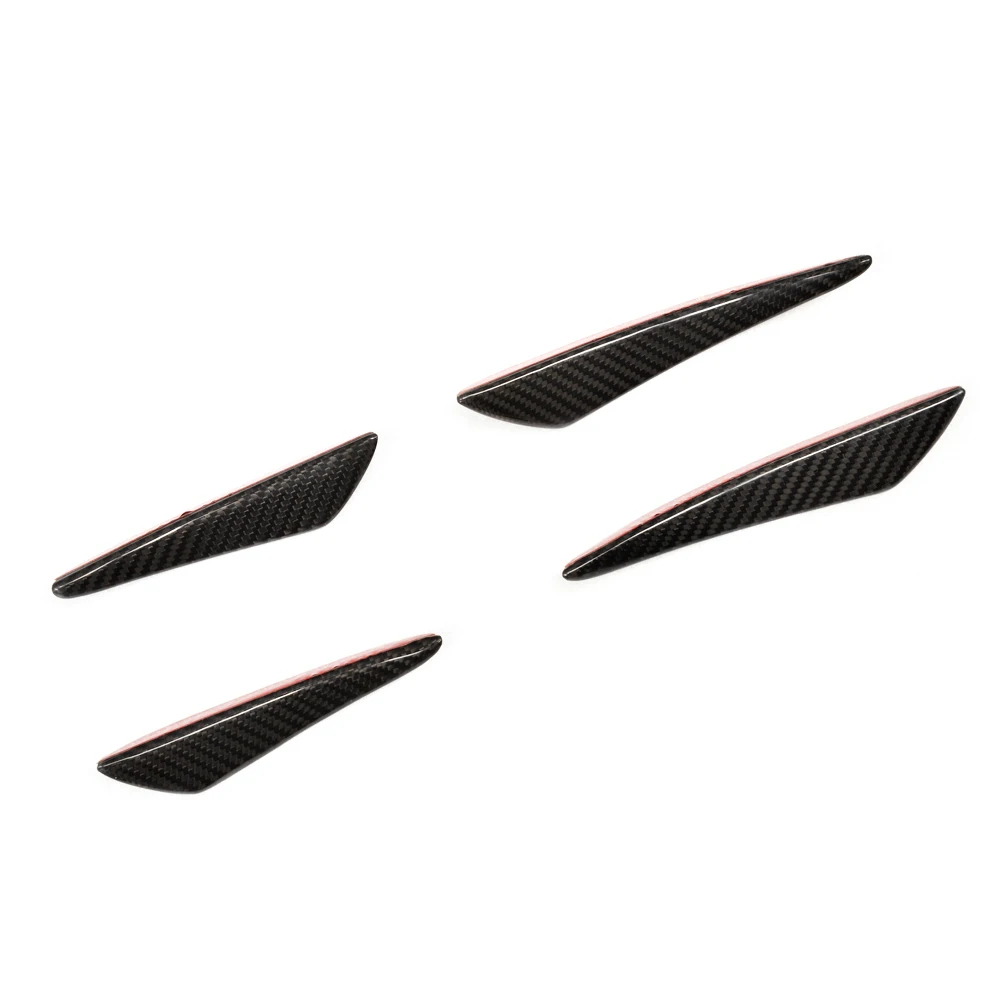 

Universal Carbon Fiber Car Front Canards for American Muscle Car Models Chevy Cruze Corvette Mustang