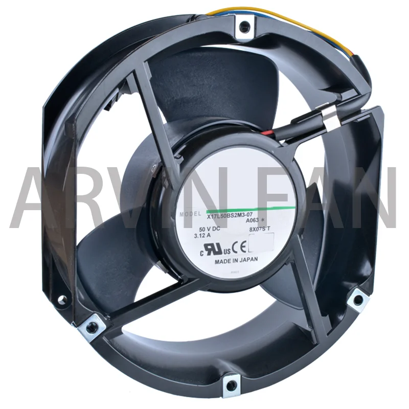 COOLING REVOLUTION X17L50BS2M3-07 17cm 17250 50V 3.12A 156W Large Air Flow Industrial Equipment Cooling Fan