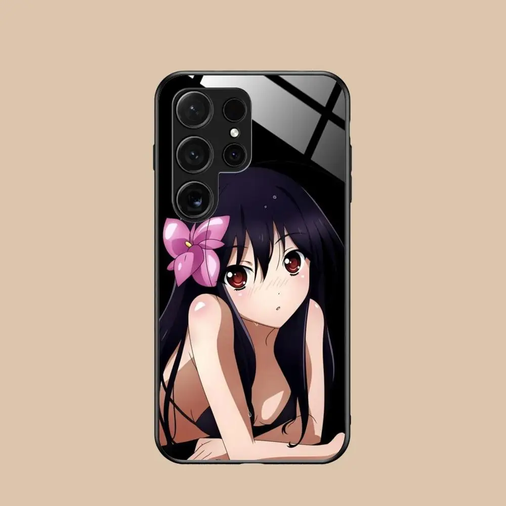 Accel World Kuroyukihime Phone Case for Samsung Galaxy A56 55 54 53 52 51 36 35 34 23 16 15 5G Glass Cover Smartphone Cover