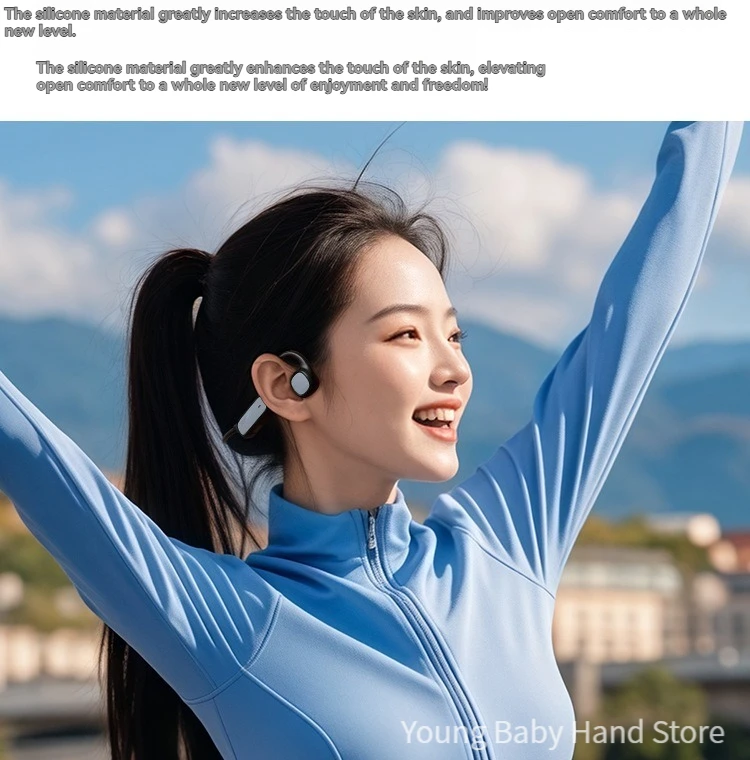 

Bluetooth Portable Speaker Headphones Swimming Earphone Wireless Bone Earbuds For Pc Conduction Head Sports Low Stereo Headset
