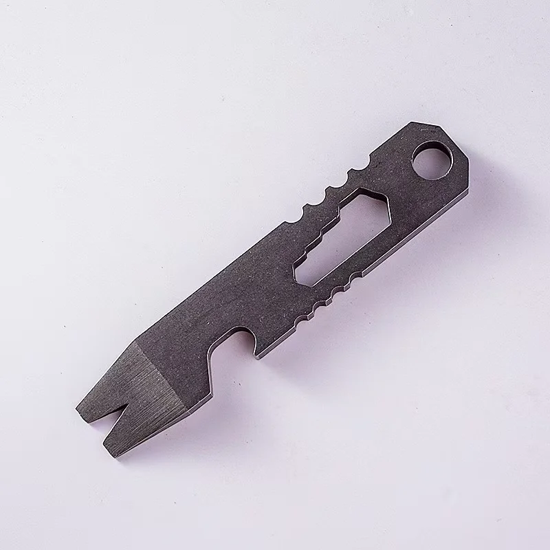 Mini EDC Multifunctional Tool Screwdriver Pry Bar Bottle Opener Portable Outdoor Survival Storage Pry Bar Nail Remover