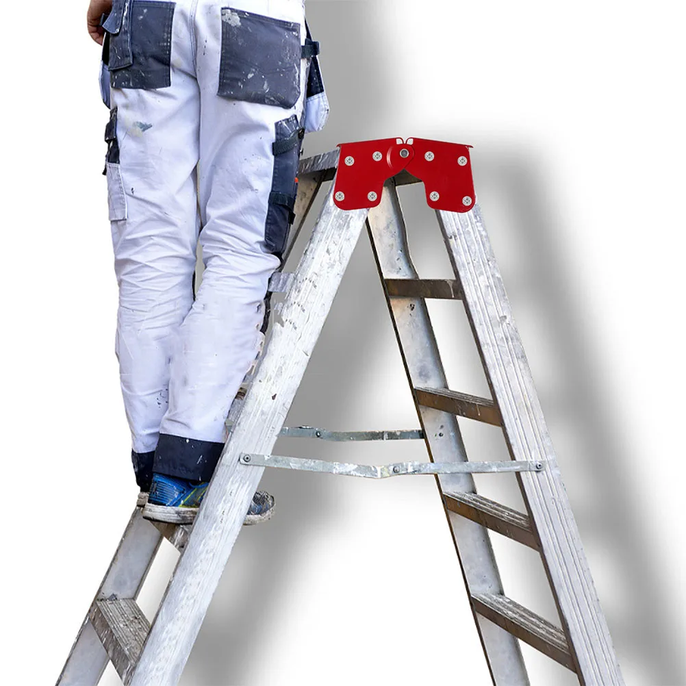 

2pcs Iron Hinge Replacement Kit Folding Attic Hinges Pull Down System Hardware Fixed Tie Rod Herringbone Structure Ladder