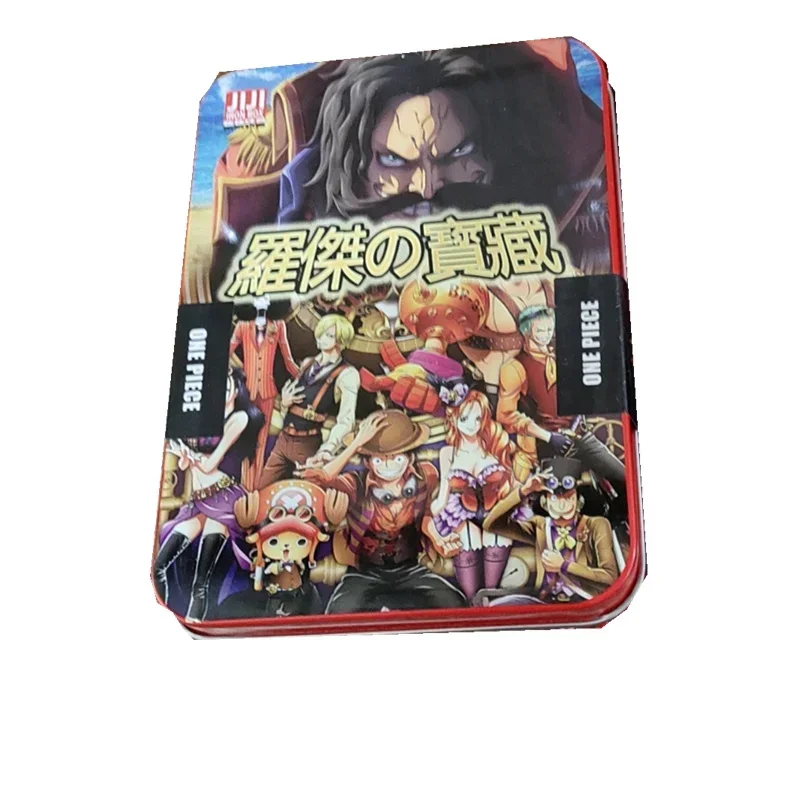 Jednoczęściowe karty kolekcjonerskie dziewczęce pudełko na Booster Anime Tcg 25th Anniversary Cartas Luffy Sanji Nami grające w karty do gry