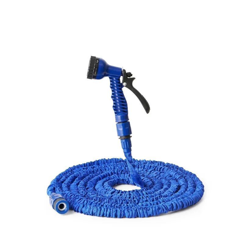 Duty Expandable Water Hose,Leak-proof Flexible Garden Hose with 8-Pattern Spray Gun, for Outdoor Cleaning,Car Wash and Lawn Care