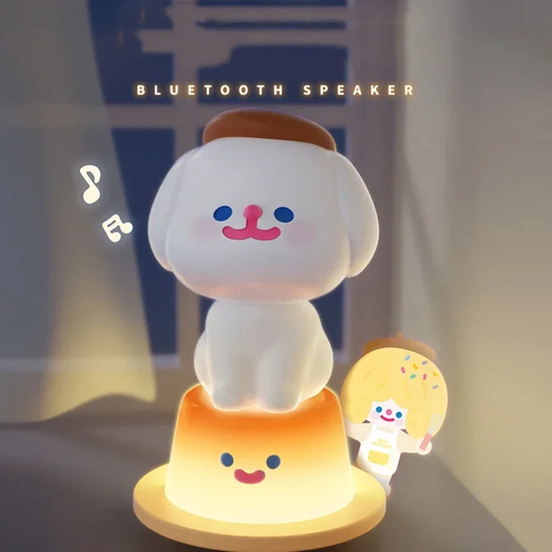 Buscando unicornio RiCO pudín cachorro Altavoz Bluetooth figuras de animales originales lindo modelo sorpresa adornos Kawaii regalos de cumpleaños