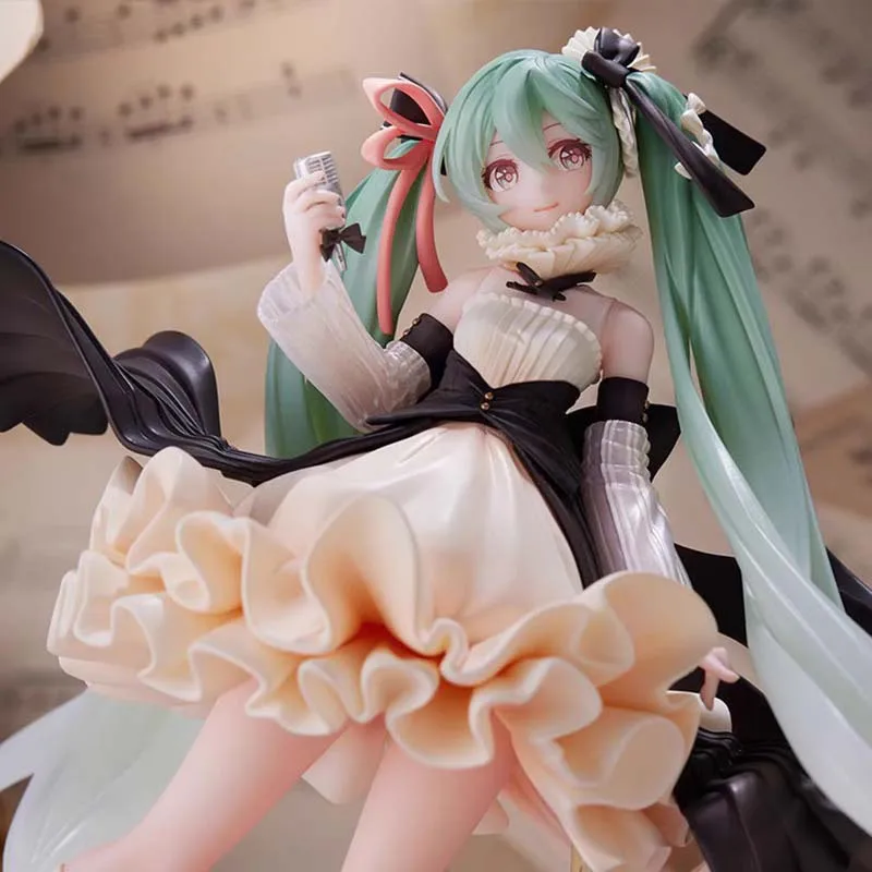 Hatsune Miku Anime Figure Artist Masterpiece Singer Model Doll Collection Kawaii Room Decoration Trendy Toy Birthday Gifts