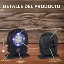 Regali di Natale Mini bersaglio per freccette a infrarossi Bersaglio per addestramento laser Bersaglio laser a induzione Bersaglio con decotaggio automatico Feedback della luce sonora