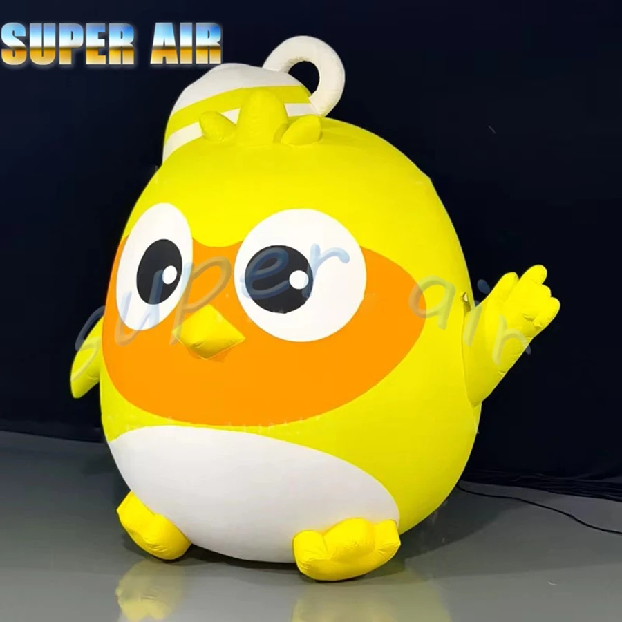 Zo schattig cartoonmodel opblaasbare vogel opblaasbaar diermodel voor reclamedecoratie